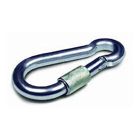 MOSQUETON BOMBERO 6X60 MM CON SEGURO