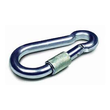 MOSQUETON BOMBERO 6X60 MM CON SEGURO