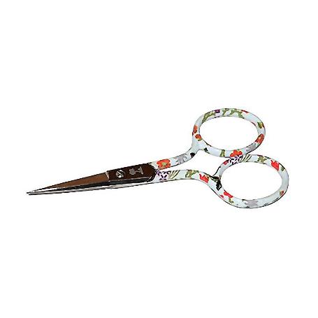 TIJERA BORDAR DECORADO FLOR 08262140 3 1/2 RECTA
