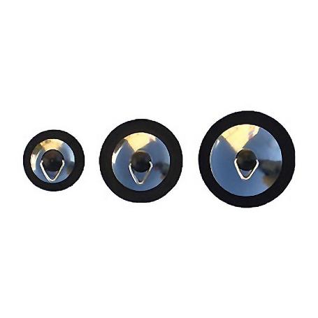 TAPON GOMA CON EMBELLECEDOR INOX 38