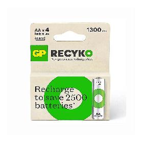 PILAS RECARGABLES RECYKO R06 1300MH BLIST-4