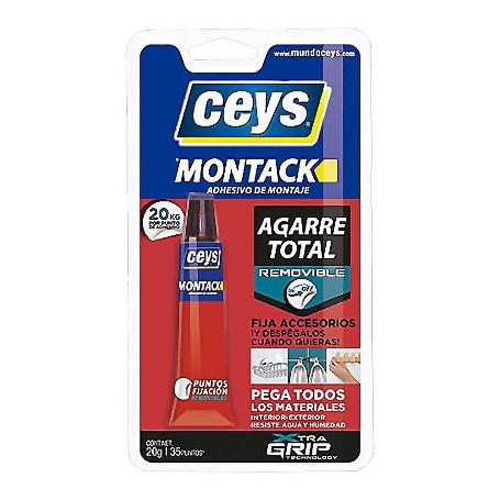 MONTACK AGARRE TOTAL REMOVIBLE 20G TUBO