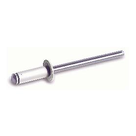 REMACHES ALUMINIO 4,8X8 BLANCO CON VASTAGO CAJA 500