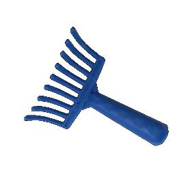 RASTRILLO ORDEÑO VERDEO PUAS PLASTICO AZUL