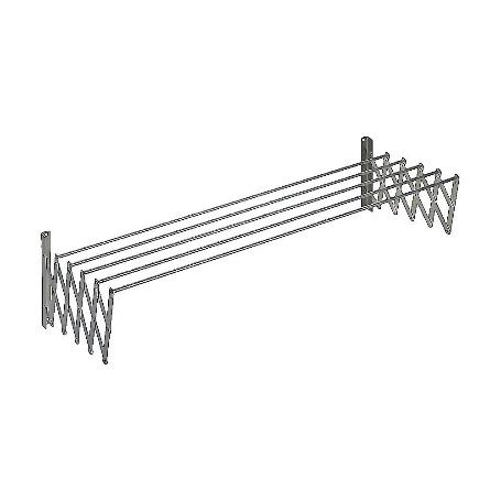 TENDEDERO  EXTENSIBLE 120 CM ALUMINIO