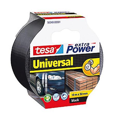 CINTA AMERICANA 50X10M. NEGRA ROLLO 10M