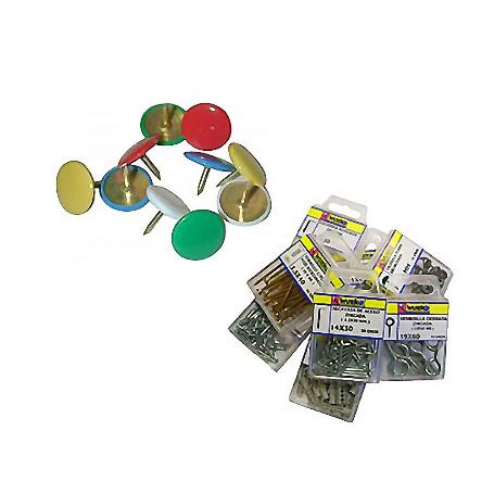 TACHUELAS ESMALTADA ROJA 6125 BLISTER 20