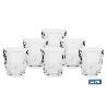 PACK 6 VASOS DE AGUA VIDRIO 30.5 CL MODELO JADE