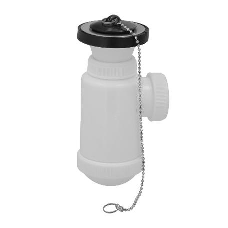 SIFON BOTELLA EXTENSIBLE 1 1/2 CON VÁLVULA Y TAPÓN
