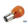 LÁMPARA COFAN 2 POLOS AMBAR CENTRADA P21/5W (BAY15D) 12V VENTA UNITARIA