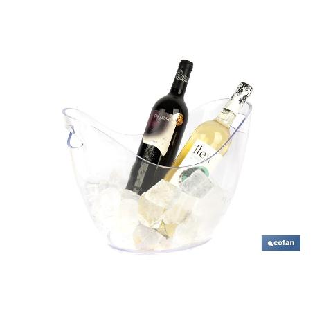 CUBITERA TRANSPARENTE POLIESTIRENO 8 L