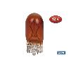 LÁMPARA S/CASQUILLO W5W 12V AMBAR   CAJA 10 UNID.