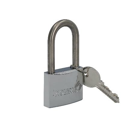 CANDADO INOXIDABLE ARCO LARGO 50MM.