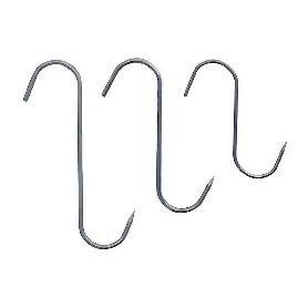 GANCHO CARNICERO 12CM. INOX. CAJA 10