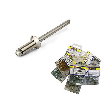 REMACHE VASTAGO ALUMINIO 4X8 MM 2806 BLISTER 20