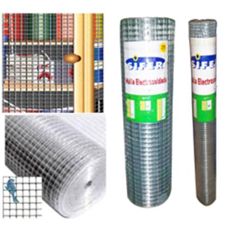 MALLA ELECTROSOLDADA SIFER DOMEST 13X13X0.8X1.00 METROS ROLLO 10