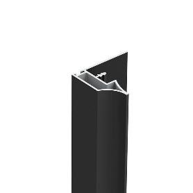 PERFIL TIRADOR ATENEO 2,75M SP19 PLATA MATE, BLANCO MATE, NEGRO ACABADO NEGRO (CAJA 2)