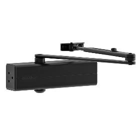 CUERPO CIERRAPUERTAS TESA DC140 ACABADOS BLANCO, PLATA Y NEGRO ACABADO NEGRO