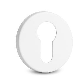 BOCALLAVE ZAMAK Ø50X5MM ACABADO NEGRO, LATON MATE, CROMO, BLANCO, ANTRACITA ACABADO BLANCO