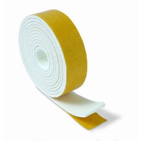 ROLLO FIELTRO AUTOADHESIVO 25MM X 2M BLANCO