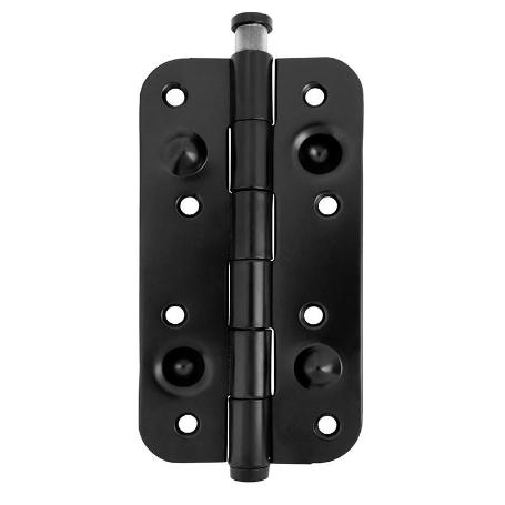 BISAGRA ANTIPALANCA 150-80 SIN REMATE CANTOS REDONDOS ACABADO NEGRO