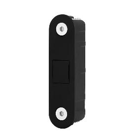 CERRADERO TOUCH PUERTA ALUMINIO GRIS R7036, BLANCO MATE, NEGRO MATE ACABADO NEGRO MATE