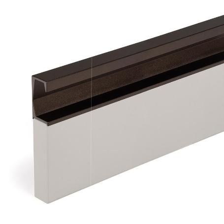 TIRADOR ALUMINIO EMBUTIR MODELO SIX L597/L3000 BLANCO MATE, NEGRO LAVA, MARRÓN METAL ACABADO MARRON METALIZ LARGO 3