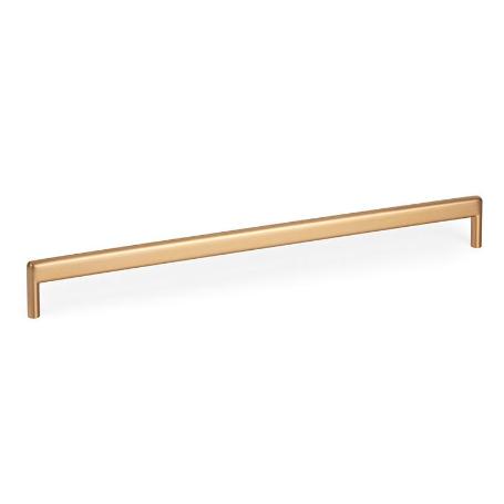 TIRADOR ZAMAK MODELO BEAM C160/320 LATON CAVA/NEGRO MATE DIST. AGUJERO DIST. 320MM. ACABADO LATÓN CAVA