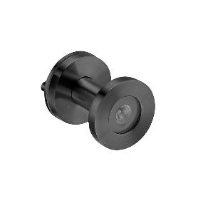 MIRILLA DE PUERTA INOX IN.23.010 CON LENTES DE CRISTAL - PARA PUERTAS DE 35 A 50 MM Y DE 51 A 80 MM ACABADO NEGRO M