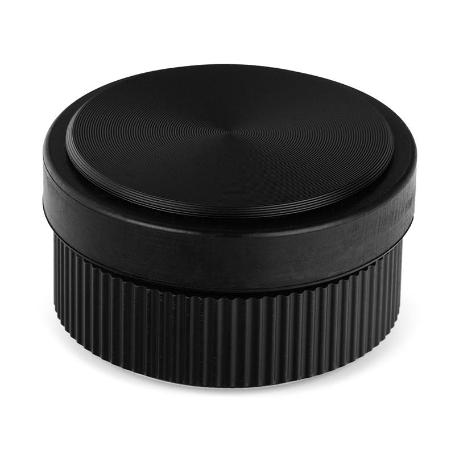 **TOPE DE PUERTA DE ALUMINIO BROOKLYN 62×33 MM EN NEGRO CEPILLADO O BRONCE - DISEÑO MODERNO Y RESISTENTE** ACABADO 