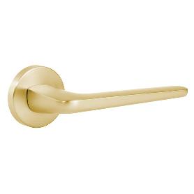 ROSETA ZAMAK MODELO JALEN Ø50 ACABADO NIQUEL CEPILLADO, NEGRO MATE, ORO CEPILLADO ACABADO ORO CEPILLADO