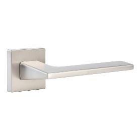 ROSETA ZAMAK MODELO ZET 51X51 ACABADO NEGRO MATE, NIQUEL SATINADO ACABADO NIQUEL CEPILLA