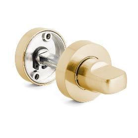 MULETILLA DESBLOQUEO ZAMAK Ø35 NIQUEL CEPILLADO, NEGRO MATE, ORO CEPILLADO ACABADO ORO CEPILLADO