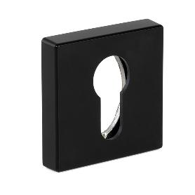 BOCALLAVE ZAMAK YALE Z CUADRADO 51X51 NIQUEL CEPILLADO, NEGRO MATE ACABADO NEGRO MATE