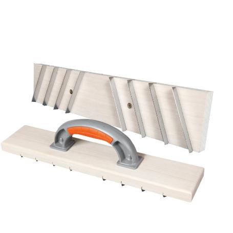 RASCADOR TALOCHA 400X90 BASE MADERA MANGO POLIESTIRENO EBERTOOLS PROFI