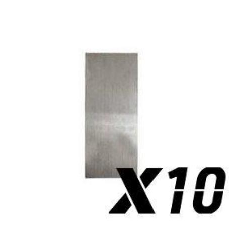 CUCHILLA REPUESTO PARA RASCADOR 100 X 40 MM - PACK 10 UNDS EBERTOOLS