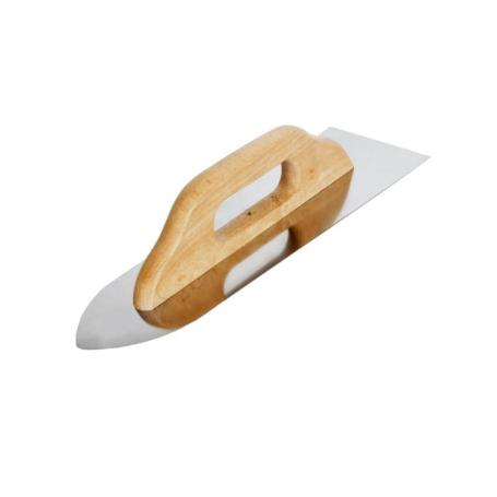 LLANA 380X130 TALOCHA INOXIDABLE PUNTA OJIVAL MANGO MADERA CERRADO EBERTOOLS BASIC