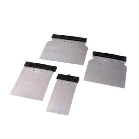 ESPATULA JAPONESA INOXIDABLE PARA EMPLASTECER - JUEGO 4 PZAS EBERTOOLS EXPERT 