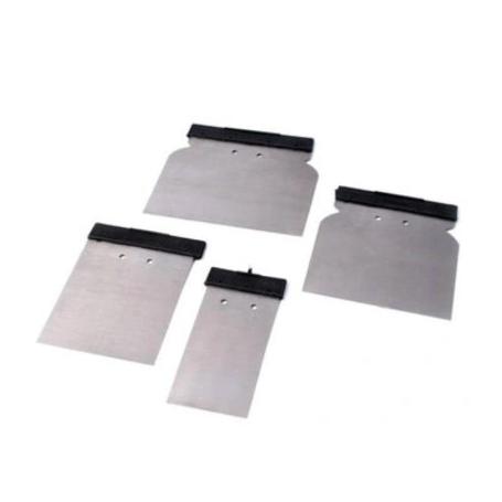 ESPATULA JAPONESA INOXIDABLE PARA EMPLASTECER - JUEGO 4 PZAS EBERTOOLS EXPERT 