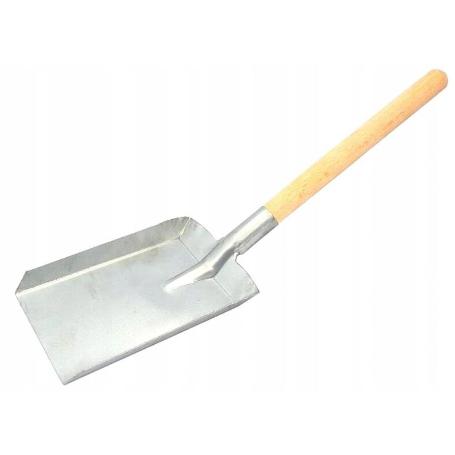 PALA CARBONERA MINI GALVANIZADA CON MANGO MADERA EBERTOOLS