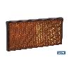 CATADIÓPTRICO RECTANGULAR ÁMBAR 106 X 50 MM ADHESIVO