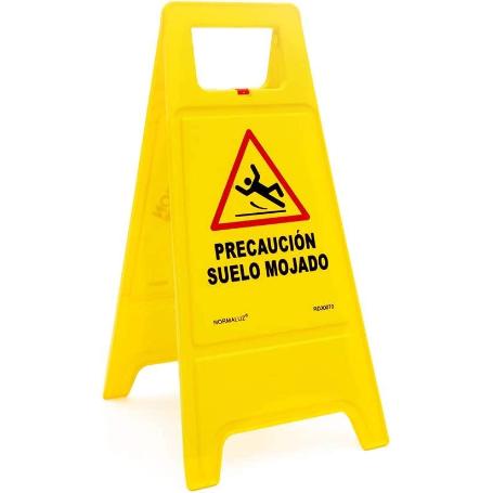 NORMALUZ PANEL-CABALLETE PRECAUCION SUELO MOJADO 62X30CM RD30070