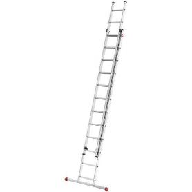 HAILO-7212-007-ESCALERA ALUMINIO 2 TRAMOS CORREDERA PROFISTEP DUO (2X12 PELDAÑOS)