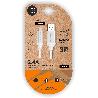 TECH CABLE MOVIL CARGA RAPIDA NYLON 1M BLANCO USB-A A USB-C 2006