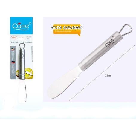 CARRE PALETA CUCHILLO PARA MANTEQUILLA MANGO INOX 22 CMS VICTORIA LOW COST