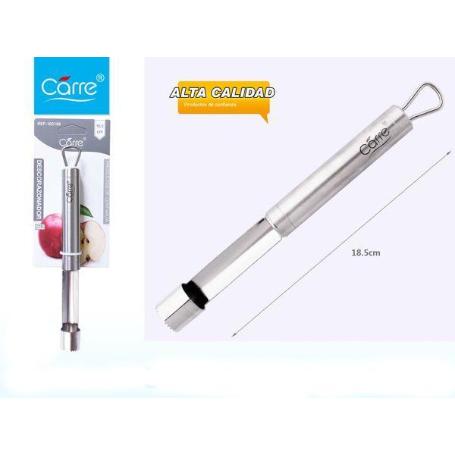 CARRE DESCORAZONADOR MANZANA INOX 18,5 CMS VICTORIA LOW COST
