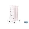 RADIADOR DE ACEITE CON TERMOSTATO REGULABLE Y VENTILADOR 7 ELEMENTOS 1500 W