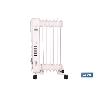 RADIADOR DE ACEITE CON TERMOSTATO REGULABLE Y VENTILADOR 7 ELEMENTOS 1500 W