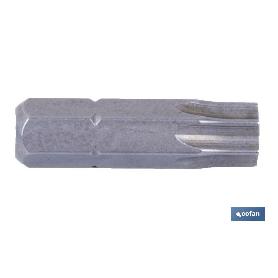 PUNTA DE DESTORNILLADOR TORX T-6 25 MM VENTA UNITARIA