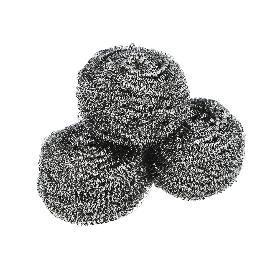 ESTROPAJO ACERO INOXIDABLE  (PAK 3 PZ)